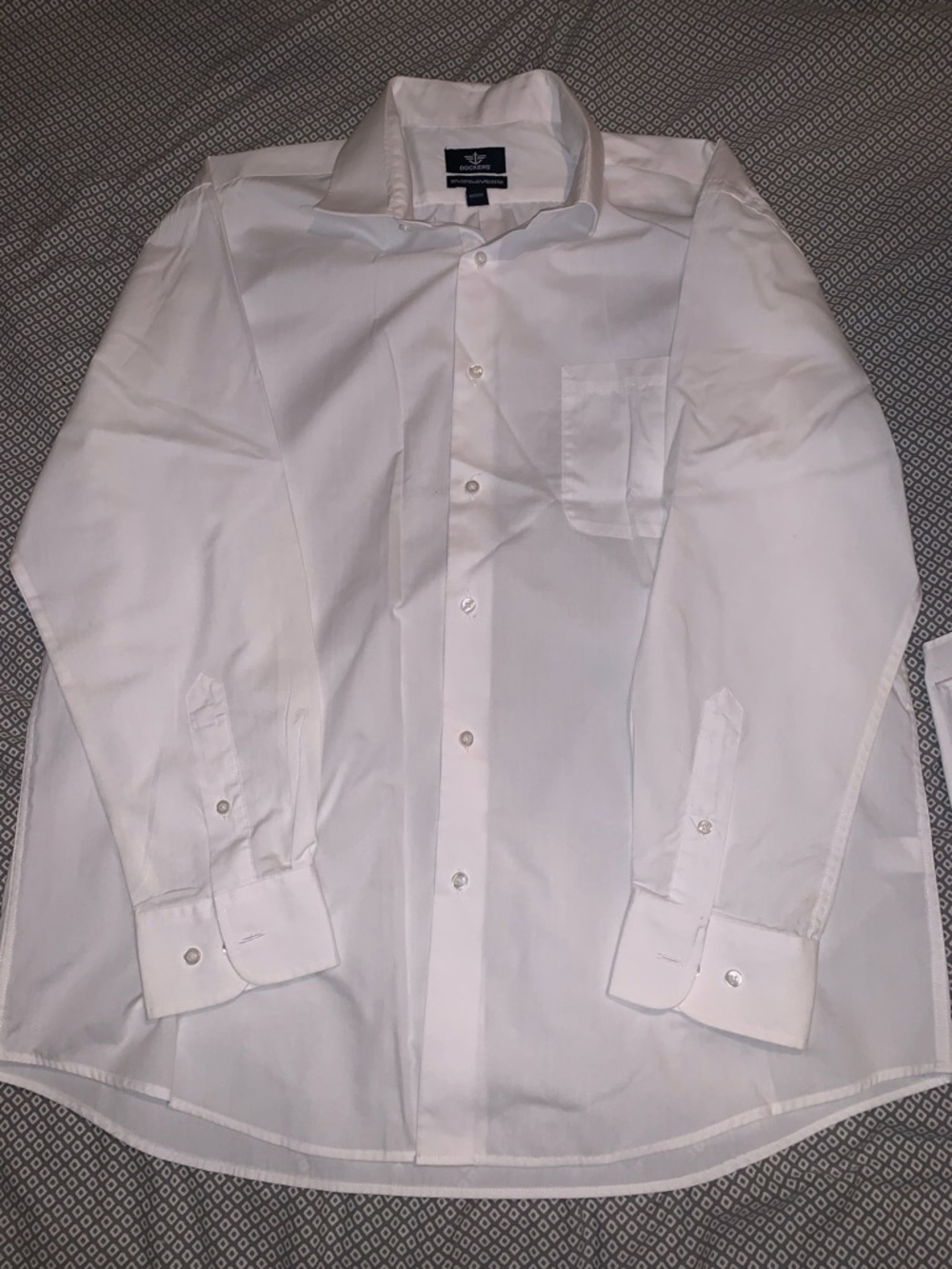 3 Men’s White Dress Shirts Long Sleeve 16.5 - Picture 4 of 7